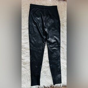 Shinestar Black Leather Look Pants